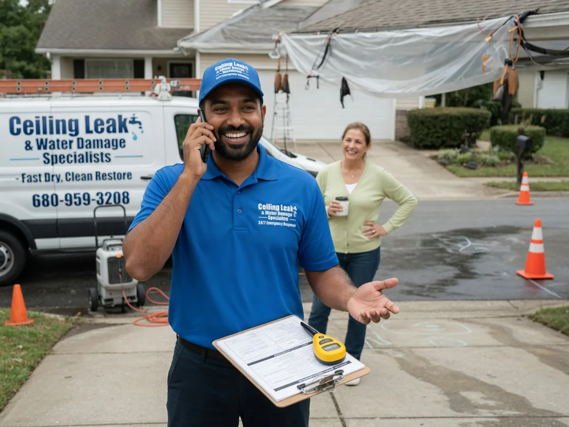 Ceiling Leak Cleanup Shreveport, LA FAQs